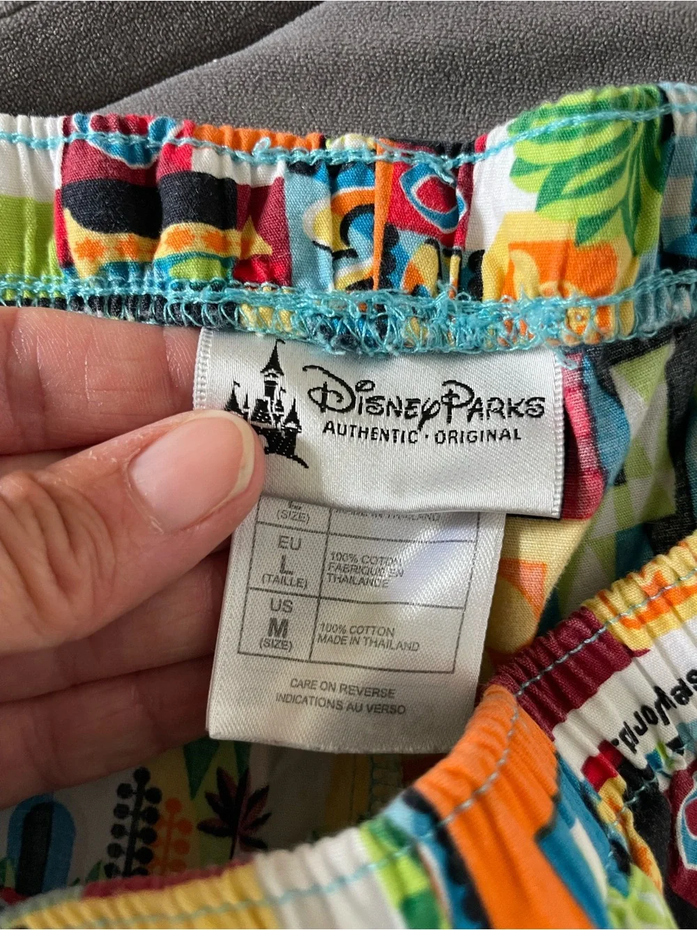 Disney Multicolor Character Print Pajama Pants